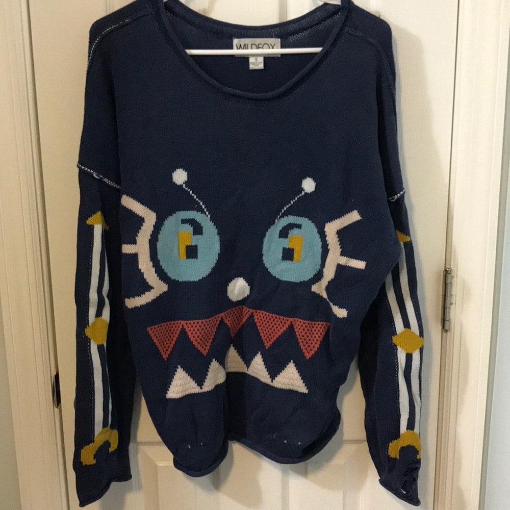 Wildfox robot sweater